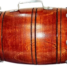 shri sainath musicals SSMH2074 Brown baby dholak Nut & Bolts Dholki-picture-12