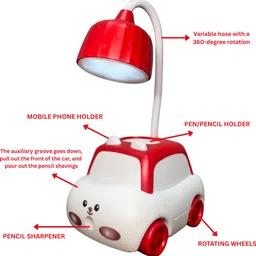 sai samrudh enterprises Car shaped 3-in-1 LED Study Lamp image 3