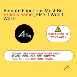 ANM REMOTE CONTROL COMPATIBLE FOR ANDROID TV 43CAUHDN , 55CAUHDN NOKIA - WITH GOOGLE ASSISTANT, VERIFY ON 9408256237 Remote Controller image 2