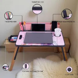 hevenq Wood Portable Laptop Table image 4