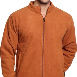 aema Men Self Design Fleece Jacket-picture-10