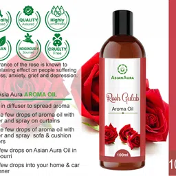 asian aura Rooh Gulab Aroma Oil image 2