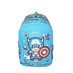 Smily Kiddos Unisex Kids Blue & Red Graphic Printed Backpack-picture-31