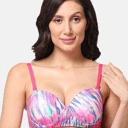 LOTUSLEAF Women Pink Bra image 1