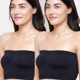 FashionRack Black Lightly Padded Bandeau Bra-picture-15