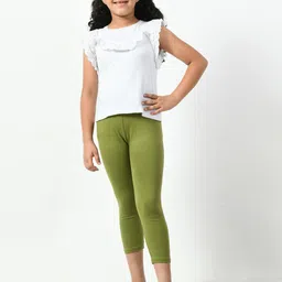 BAESD Girls Pack Of 5 Regular Fit Capris image 2