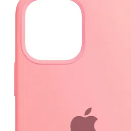 TREEMODA Peach-Colored Solid Silicone Apple iPhone 14 Pro Max Back Case image 4