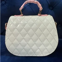 owt Sling Crossbody Bag for Girls and Women | Made with Durable Denim and Vegan Leather Material | Carefully Handcrafted | Zip Closure | Adjustable Straps | Multicolor handcrafted denim sling bag image 5