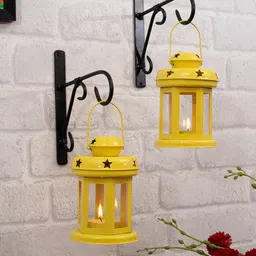 Homesake Set Of 2 Lantern Metal Candle Holders-image-0