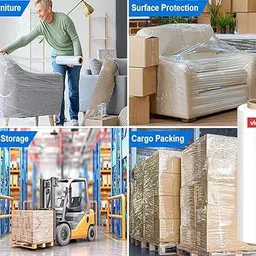 Victorex Packing Material, 16 Inch (400 mm), 200 Meters length Large wrap Roll for Packing and multipurpose use. 1 KG in weight Per Unit, (Pack of 2) image 5