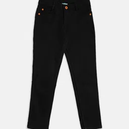 Pantaloons Junior Girls Mid-Rise Dark Shade Cotton Jeans image 1