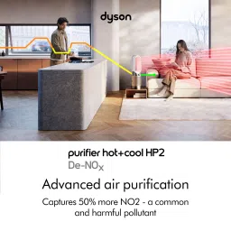 dyson Hot and Cool HP12 Air Purifier with Remote Control (Allergy Friendly, White & Gold) image 3