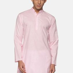 Sethukrishna Men Pink Cotton Kurta-picture-36