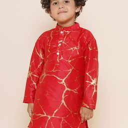 Sethukrishna Boys Mandarin Collar Kurta-picture-42