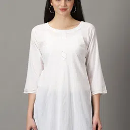 DIVINATION Round Neck Straight Kurti image 1
