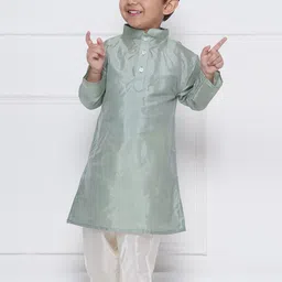 Sethukrishna Boys Mandarin Collar Kurta image 1
