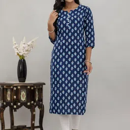 MILAAV Ethnic Motifs Printed Straight Kurta-picture-17