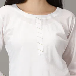 DIVINATION Round Neck Straight Kurti image 2