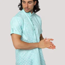 MAG Abstract Woven Design Straight Kurta image 2