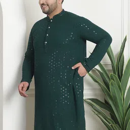 SOJANYA PLUS Embellished Pure Cotton Kurta image 2