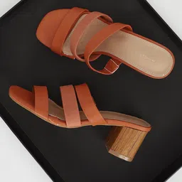 Van Heusen Woman Strappy Open Toe Block Heels-picture-40