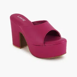 Lavie Open Toe Platform Heels image 3