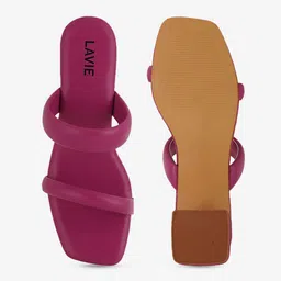 Lavie Open Toe Two Strap Block Heels image 3