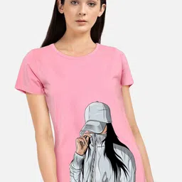 CHOZI Pack of 2 Graphic Printed Cotton T-shirt image 3