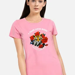 CHOZI Pack of 2 Printed Cotton Knitted T-shirt image 5