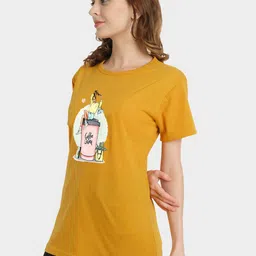 CHOZI Pack of 2 Printed Cotton Knitted T-shirt image 3