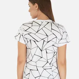 CHOZI Pack Of 2 Printed Regular Fit Cotton Casual T-shirt image 2