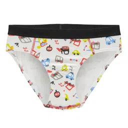 BAESD Boys Pack Of 3 Conversational Printed Seamless Basic Briefs TKB05-BBC3-2T3 image 3