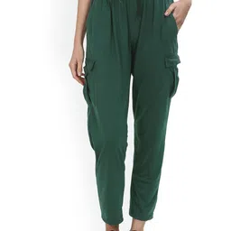 Fashionable Women Mid-Rise Cotton Regular Track Pants-picture-23
