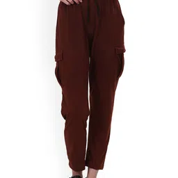Fashionable Women Cotton Mid-Rise Track Pant-image-50