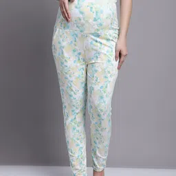 WELL KEPT Women Printed Mid-Rise Straight-Fit Maternity Track Pant-picture-31