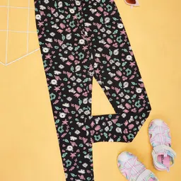 Pantaloons Junior Girls Printed Mid Rise Track Pants-image-43