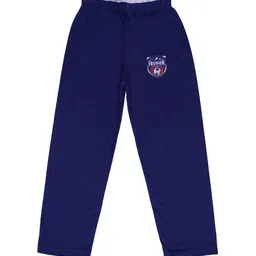 SWEET ANGEL Boys Navy-Blue Solid Pure Cotton Relaxed-Fit Track Pant-picture-54