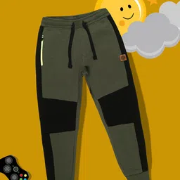 3PIN Boys Colourblocked Cotton Joggers-picture-20