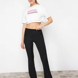 Trendyol Women Flared Fit Track Pants-image-9