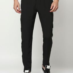 Truerevo Men Black Solid Track Pants-picture-32