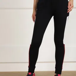 SHARKTRIBE Women Black Solid Track Pants-picture-31