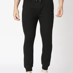 Basics Men Mid-Rise Slim-Fit Cotton Joggers-image-45