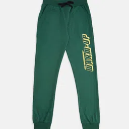 Pantaloons Junior Boys Teal-Green Solid Pure Cotton Joggers-picture-37