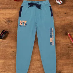 3PIN Boys Typography Printed Anti-Odour Cotton Track Pant-image-90
