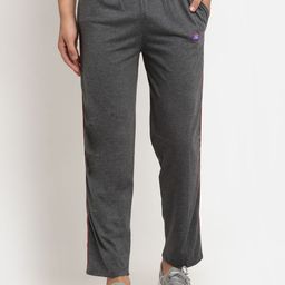 mack jonney VIMAL JONNEY Men Grey Solid Track Pants-picture-11