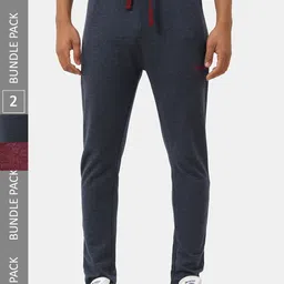 Masculino Latino Men Pack Of 2 Pure Cotton Rapid-Dry Track Pants-image-19