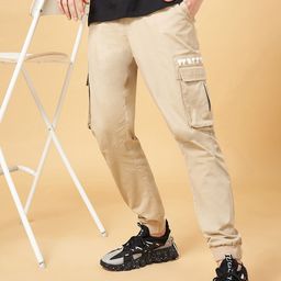 YU by Pantaloons Men Mid-Rise Cotton Joggers-image-22