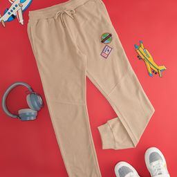 Pantaloons Junior Boys Pure Cotton Track Pants-picture-46