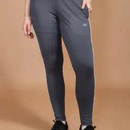 SKYKNIT Women Striped Slim Fit Track Pants-picture-18