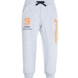 PLUM TREE Boys Grey Printed Cotton Joggers-picture-37